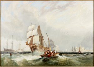 Navigation côtière, un bateau transportant des passagers